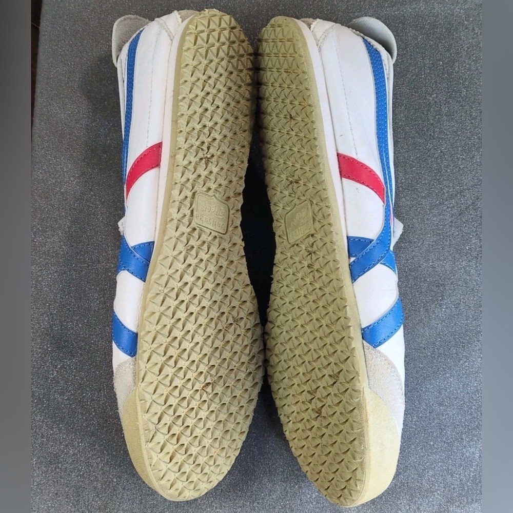 ASICS Onitsuka Tiger Mexico 66 Red White Blue Shoes US Size 8.5 EU Size 42 - Picture 5 of 7